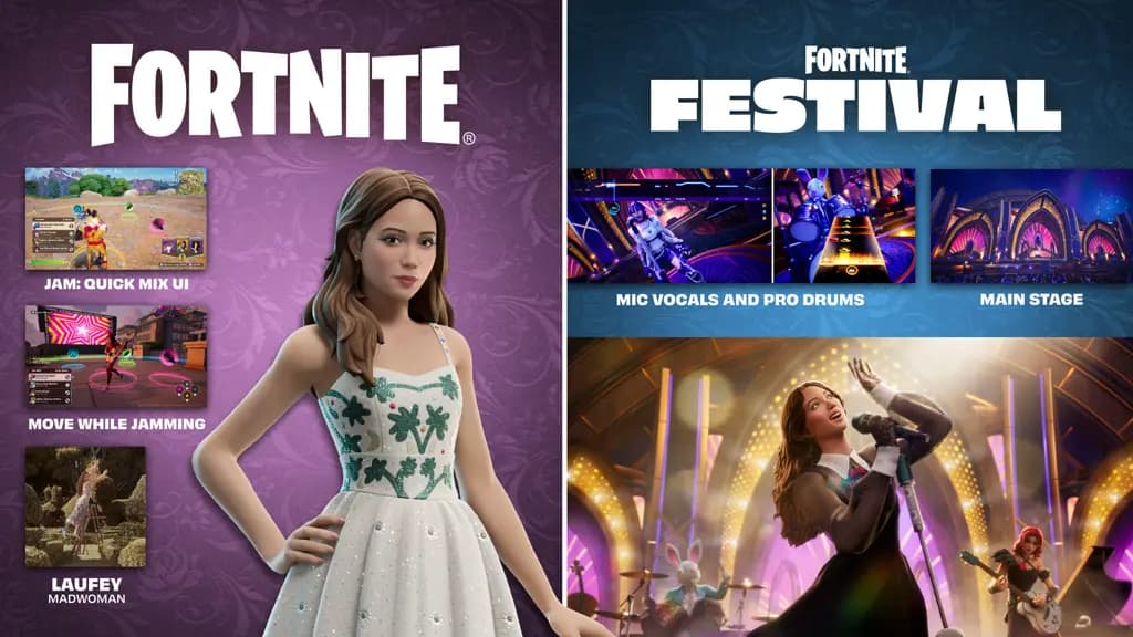 Fortnite Festival Season 14: Laufey, Pass & neue Features