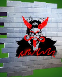 Vandalized Valeria