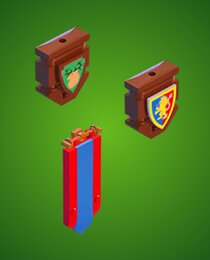 Knightly Banners Decor