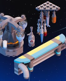 Mos Eisley Blue Milk Bar