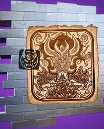 Woodblock Print Night Rose