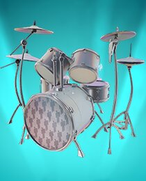Platinum Flaming Hi-Hats