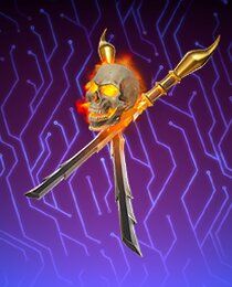 Scorpion's Flaming Skull