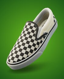 Vans Classic Slip-On Checkerboard 'Black/Off White'
