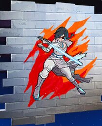Evie's Saber Attack