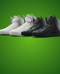 adidas Forum JS Wings 'Black Opal' and 'White' Bundle