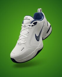 Nike Air Monarch IV 'White/Metallic Silver'
