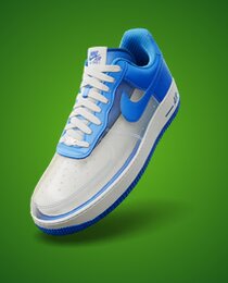 Nike Air Force 1 'Clear/Harbor Blue'