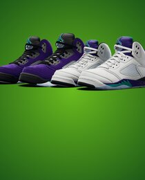Air Jordan 5 Retro 'Grape' Bundle