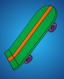 Bart's Skateboard