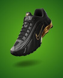 Nike Shox R4 'Black/Gold'