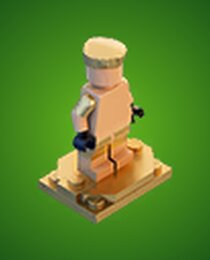Golden Ninja Statue