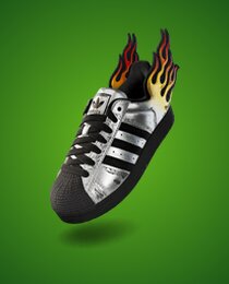 adidas JS Superstar 'Flames'