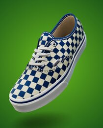 Vans Authentic 'Checkerboard Blue/White'