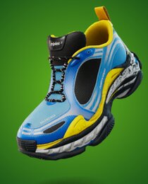 Balenciaga Triple S.2 'Blue/White/Yellow'