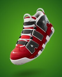 Nike Air More Uptempo 'Varsity Red/White'