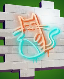Neon Cat