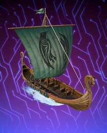 Wolf-Kissed Longboat