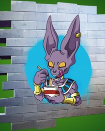 Beerus Eating